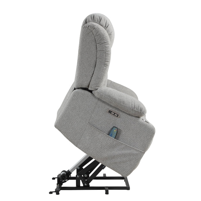Omni Blue Power Lift Chair With Massage Heat And Charging Port