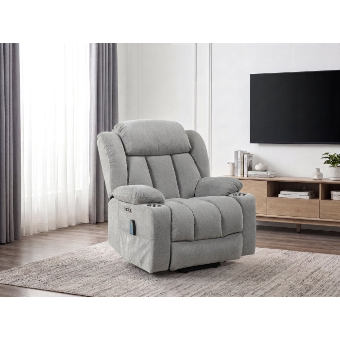 Omni Blue Power Lift Chair With Massage Heat And Charging Port