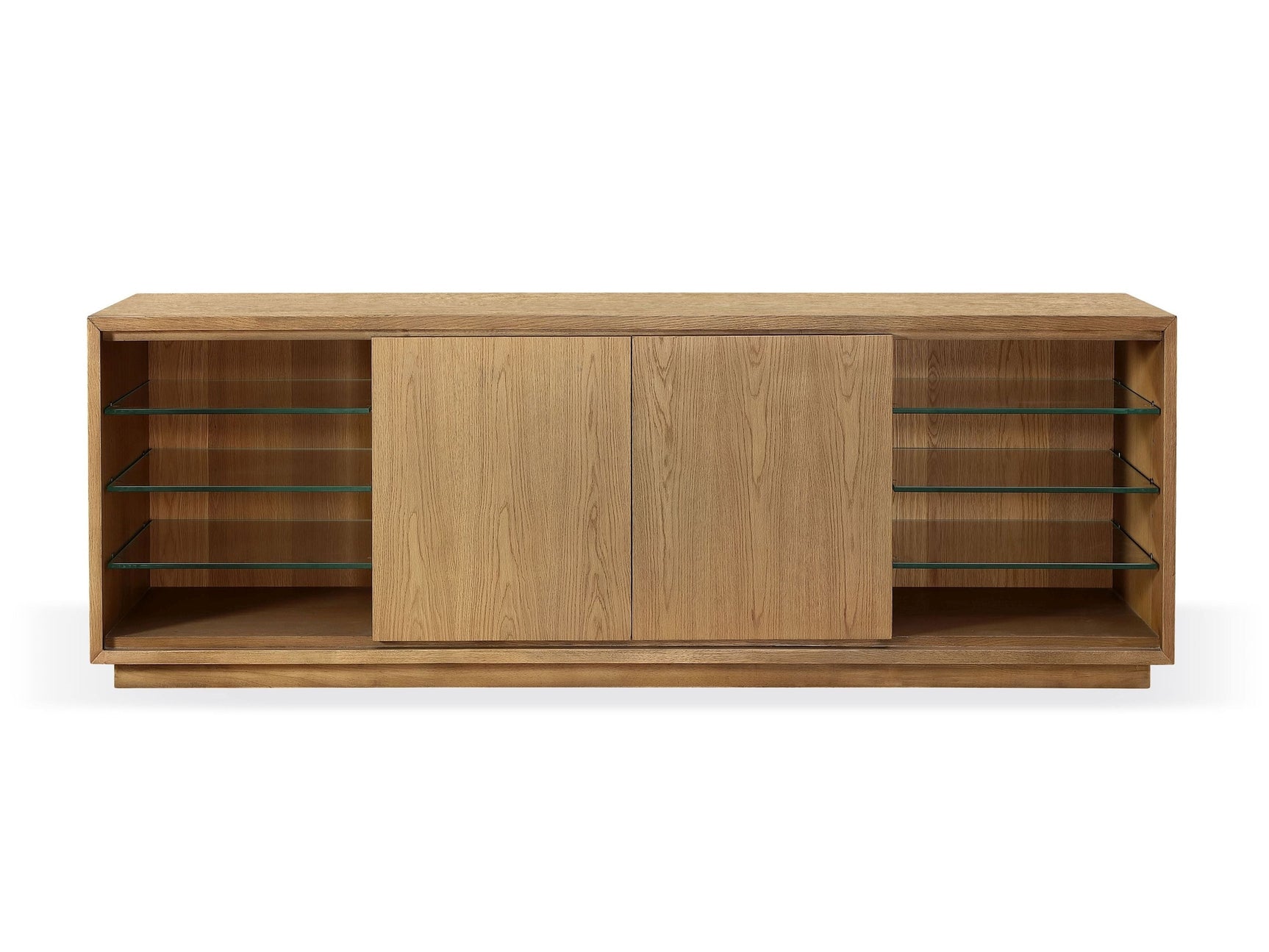 One Coastal Modern 74 inch TV Console in Bisque - Ornate Home