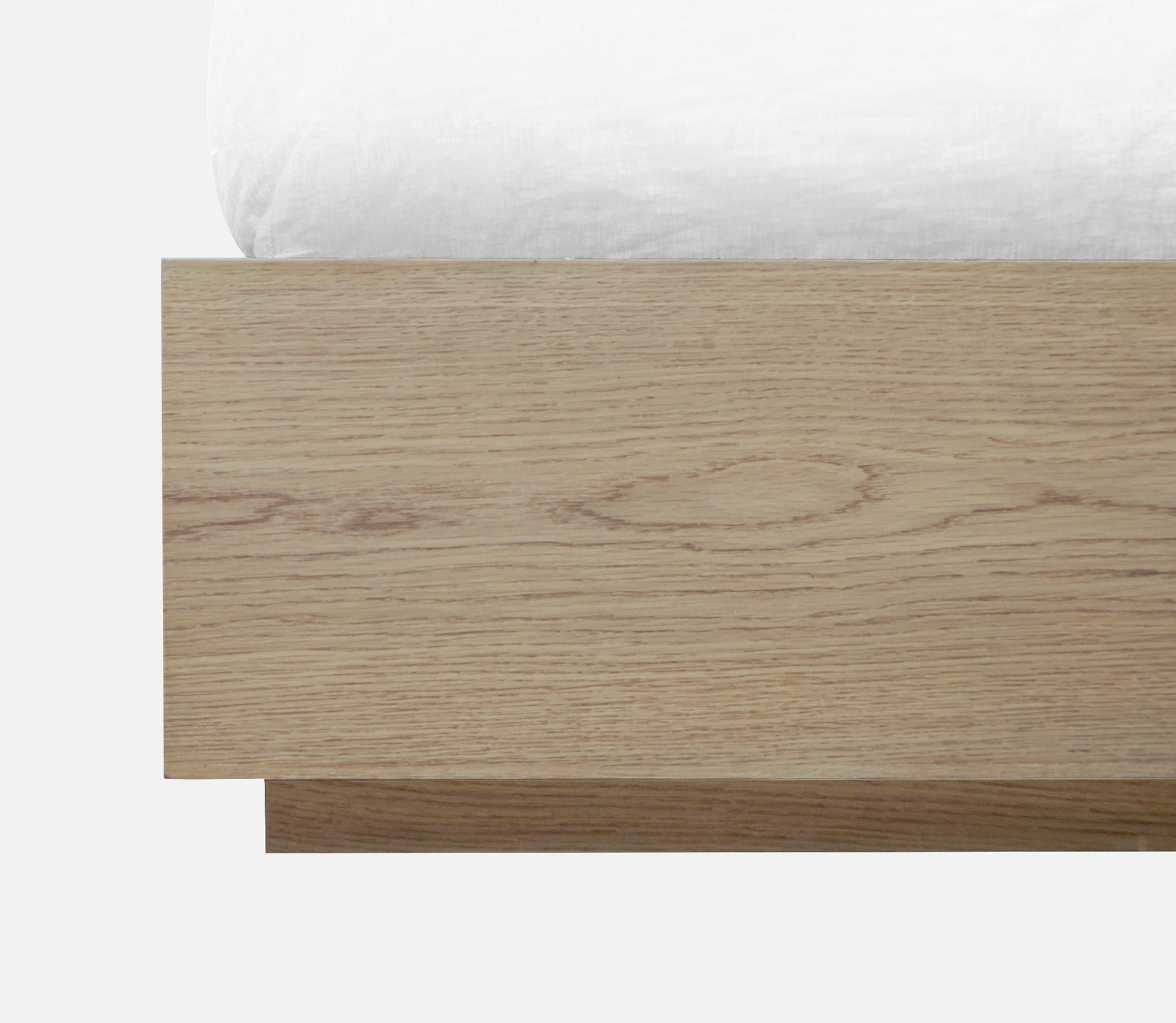 One Coastal Modern Full Platform Bed in Bisque - Ornate Home