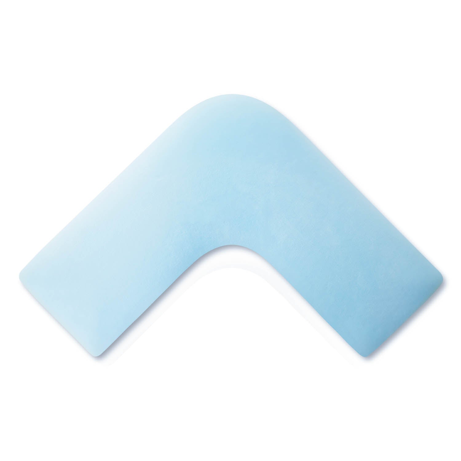 One Size White L-Shape Pillow with Gel Dough - Ornate Home
