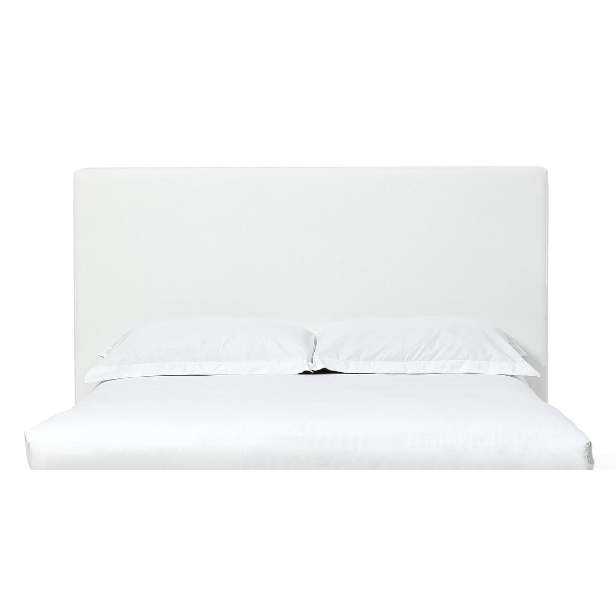 One Upholstered Modern Headboard in Pearl - Ornate Home
