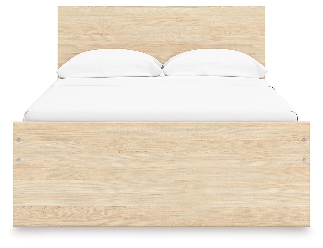 Onita Natural Full Panel Platform Bed with 1 Side Storage (Online Special Price) - Ornate Home