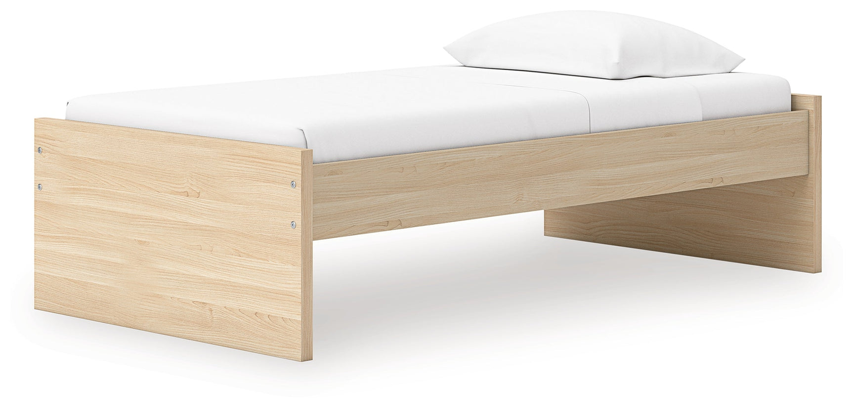 Onita Natural Twin Platform Bed (Online Special Price) - Ornate Home