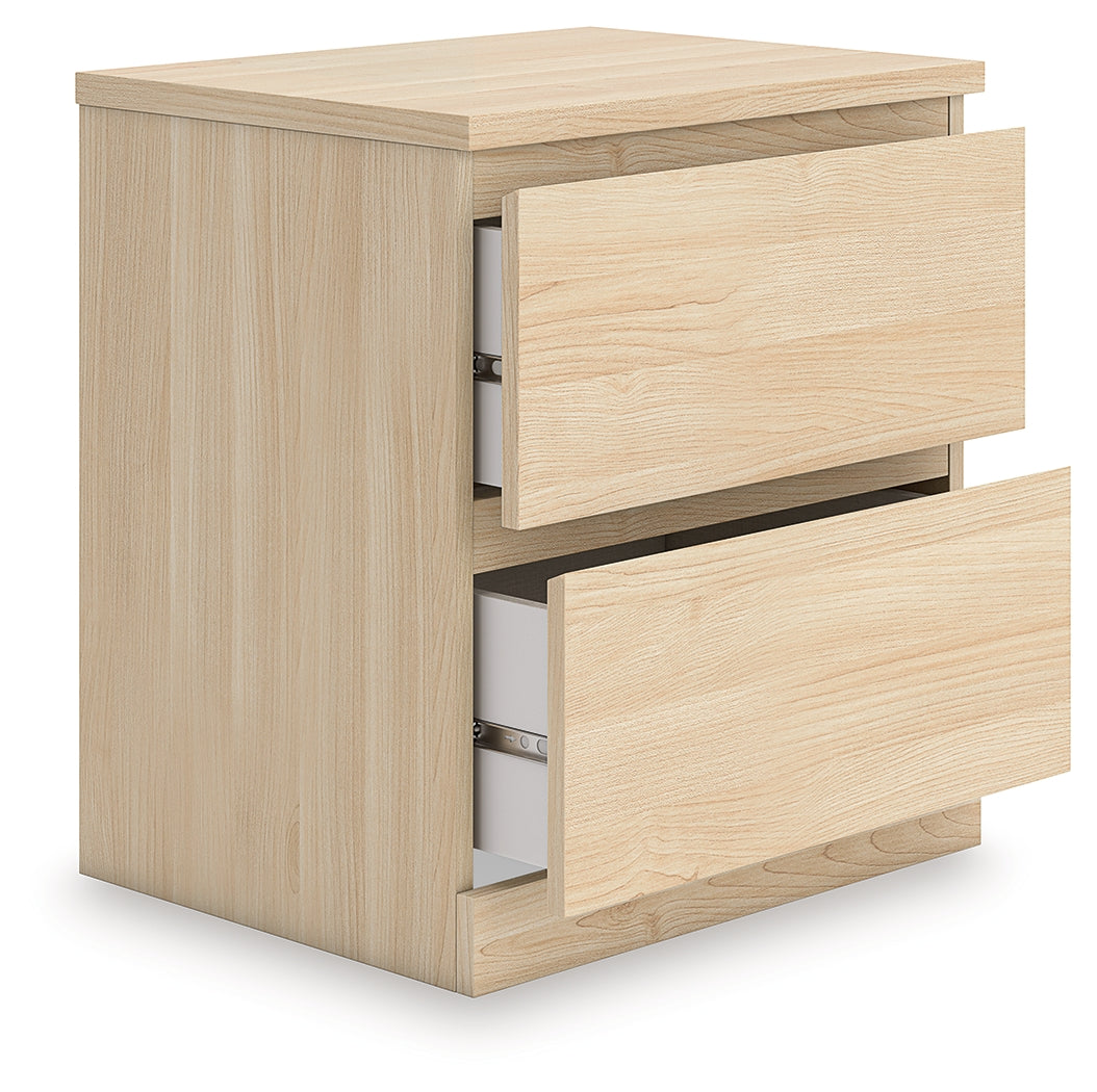Onita Natural Two Drawer Night Stand (Online Special Price) - Ornate Home