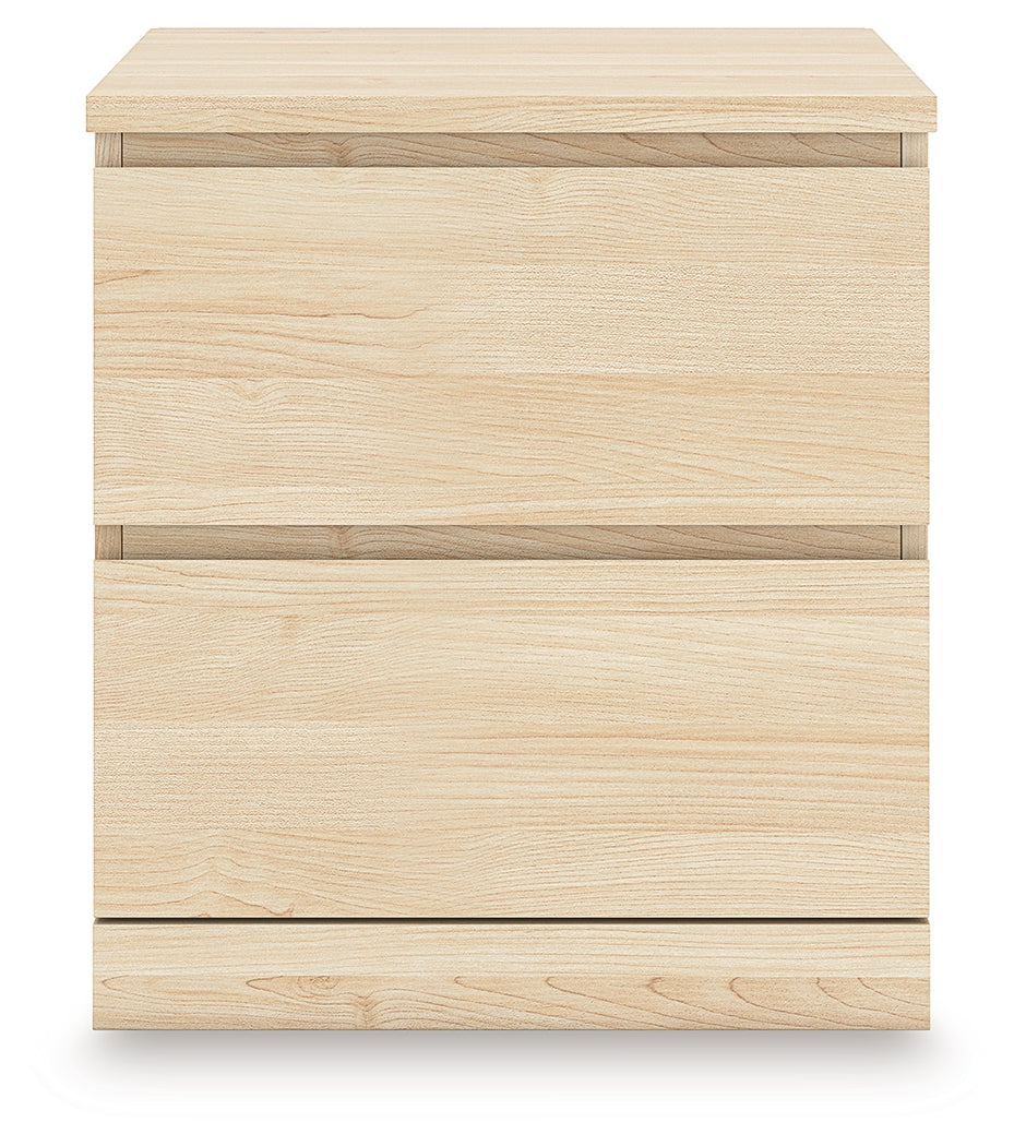 Onita Natural Two Drawer Night Stand (Online Special Price) - Ornate Home