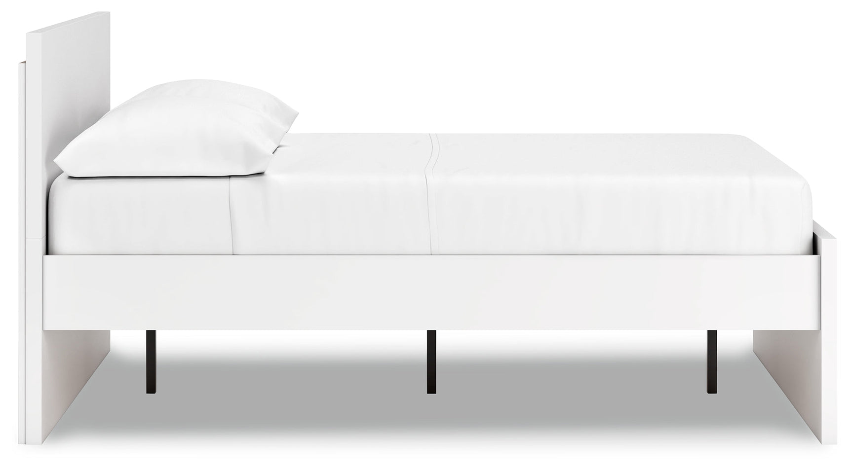 Onita White Full Panel Platform Bed (Online Special Price) - Ornate Home