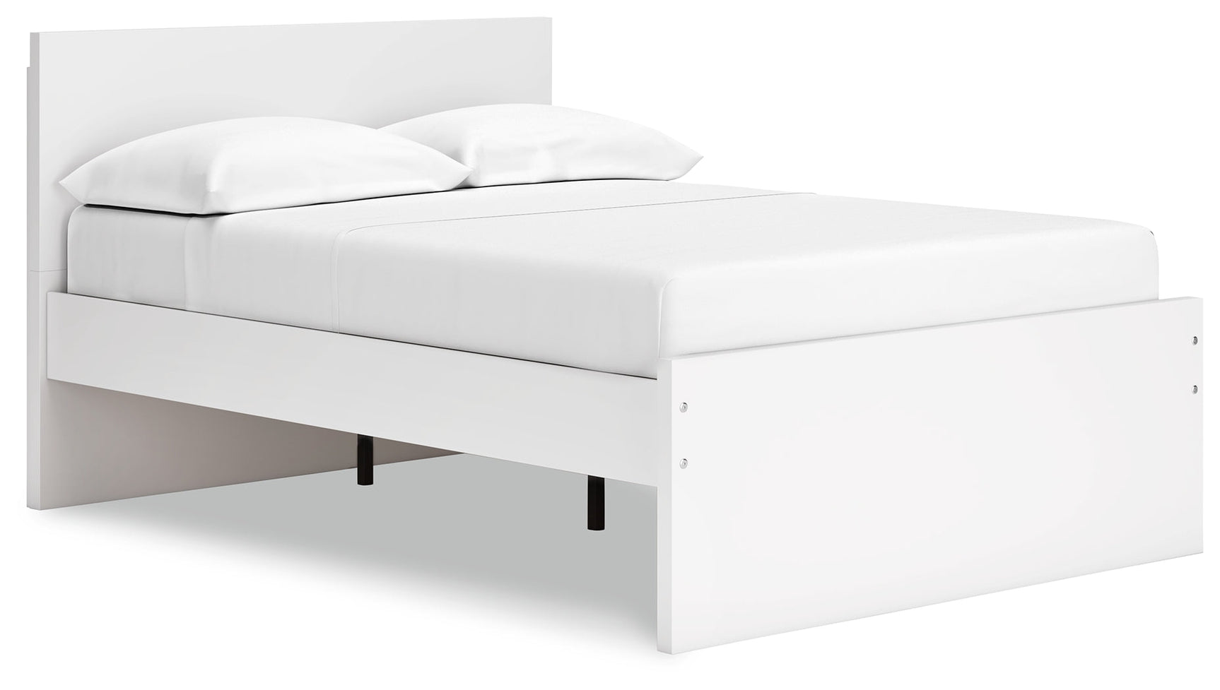 Onita White Full Panel Platform Bed (Online Special Price) - Ornate Home