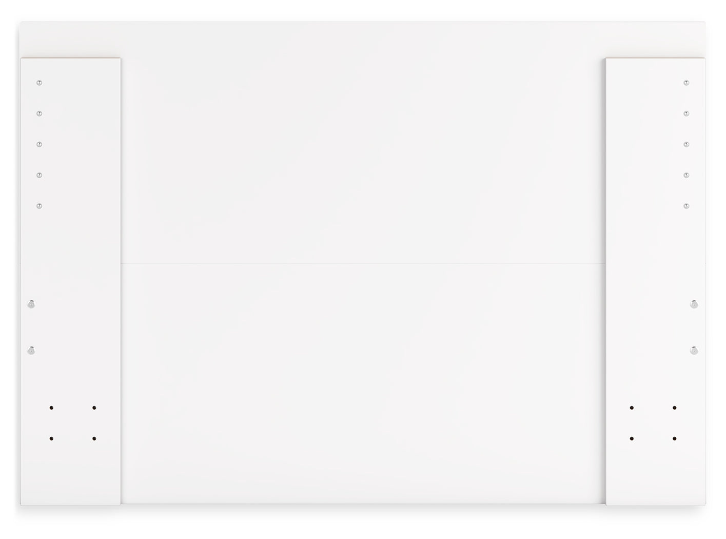 Onita White Full Panel Platform Youth Bed with 1 Side Storage - Ornate Home