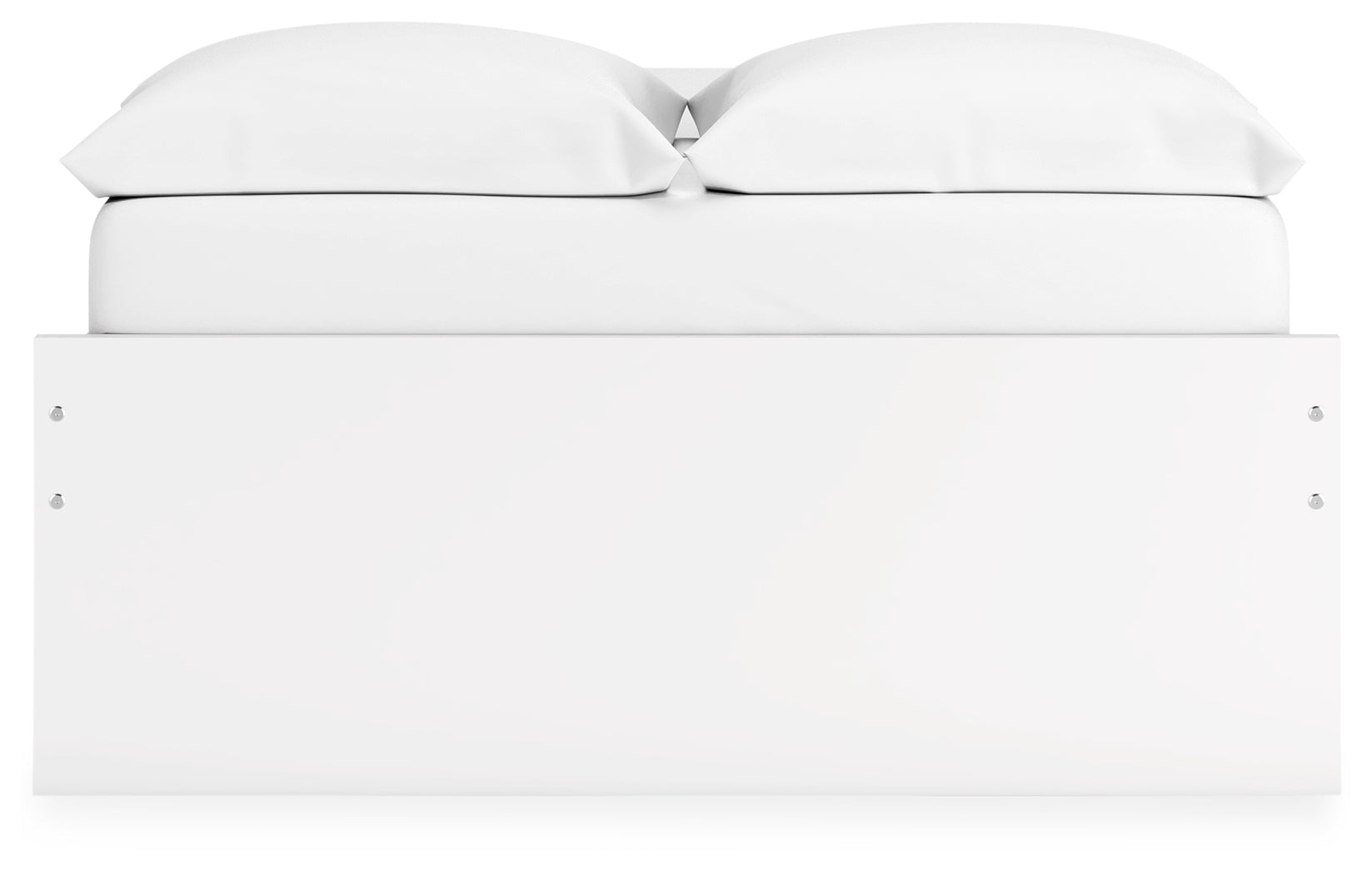 Onita White Full Platform Bed with 2 Side Storage (Online Special Price) - Ornate Home