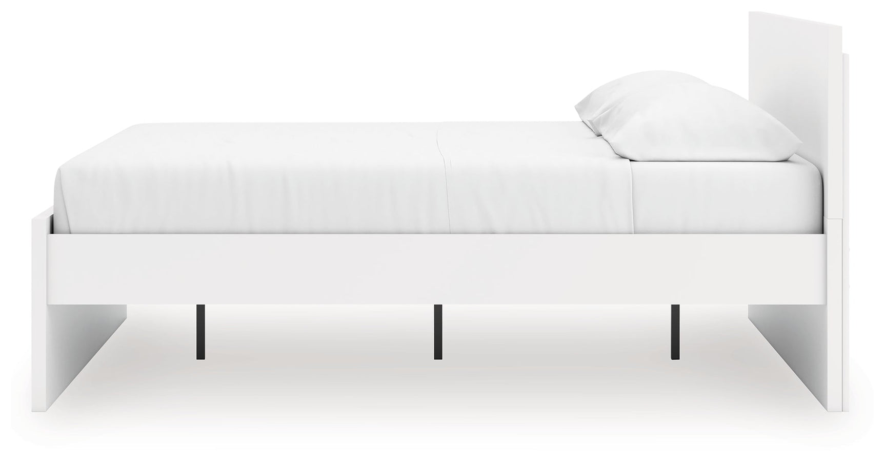 Onita White King Panel Platform Bed (Online Special Price) - Ornate Home