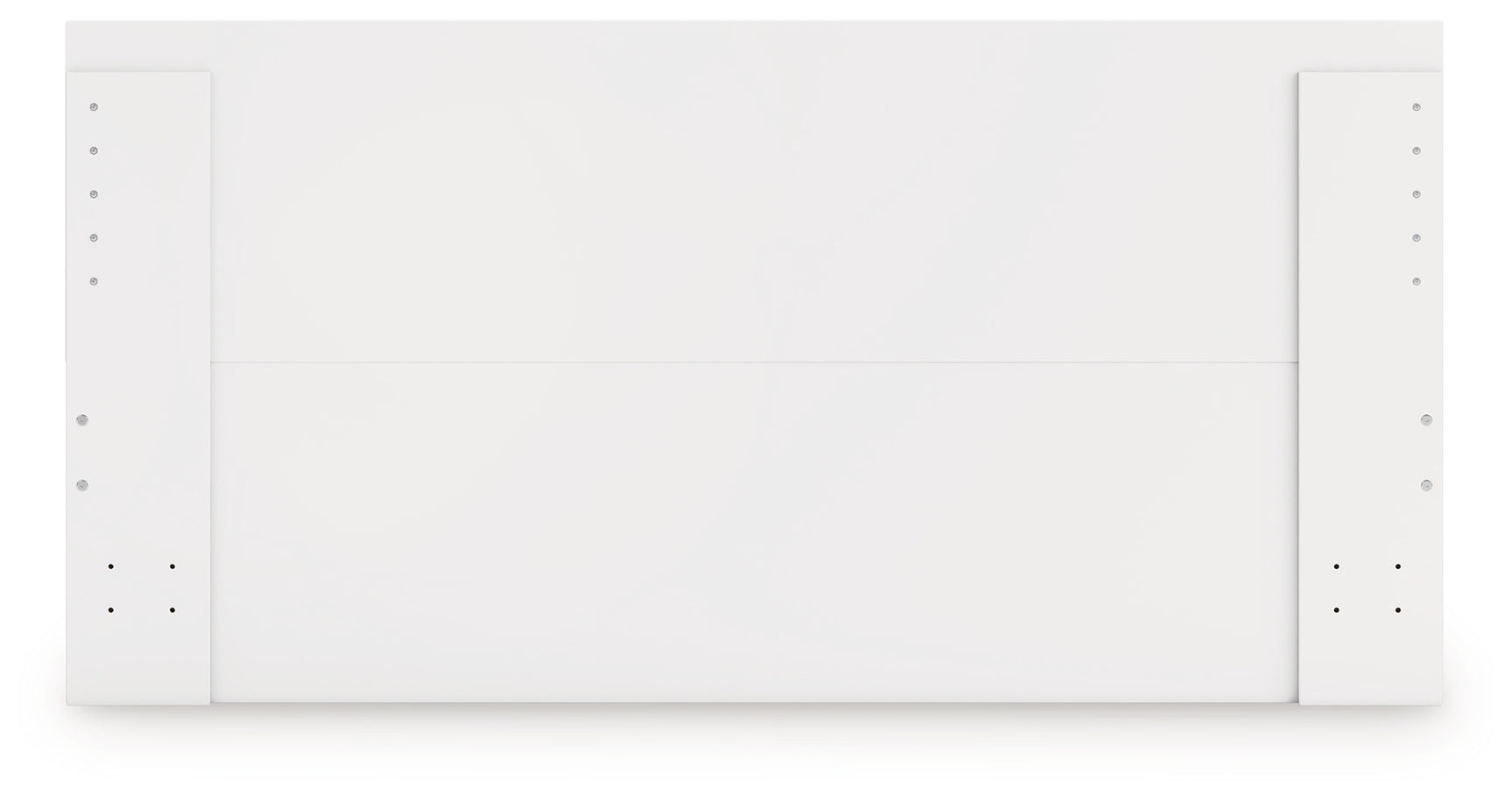 Onita White King Panel Platform Bed with 2 Side Storage - Ornate Home