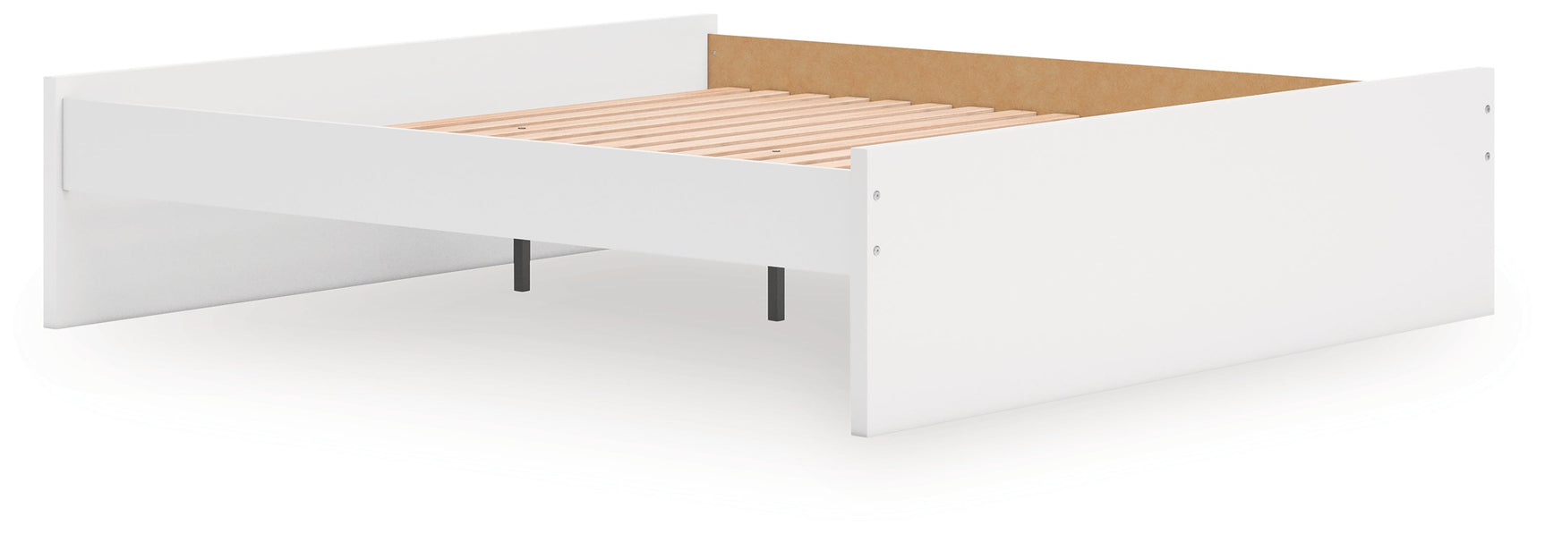 Onita White King Platform Bed (Online Special Price) - Ornate Home