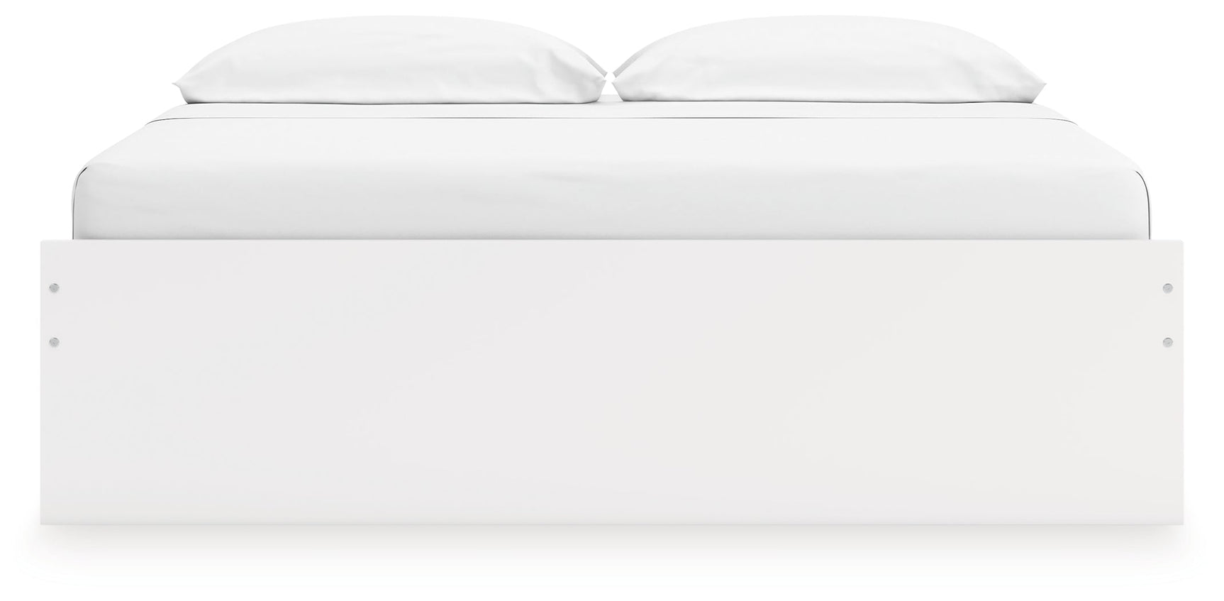 Onita White King Platform Bed (Online Special Price) - Ornate Home