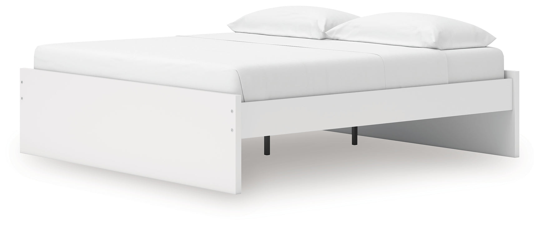 Onita White King Platform Bed - Ornate Home