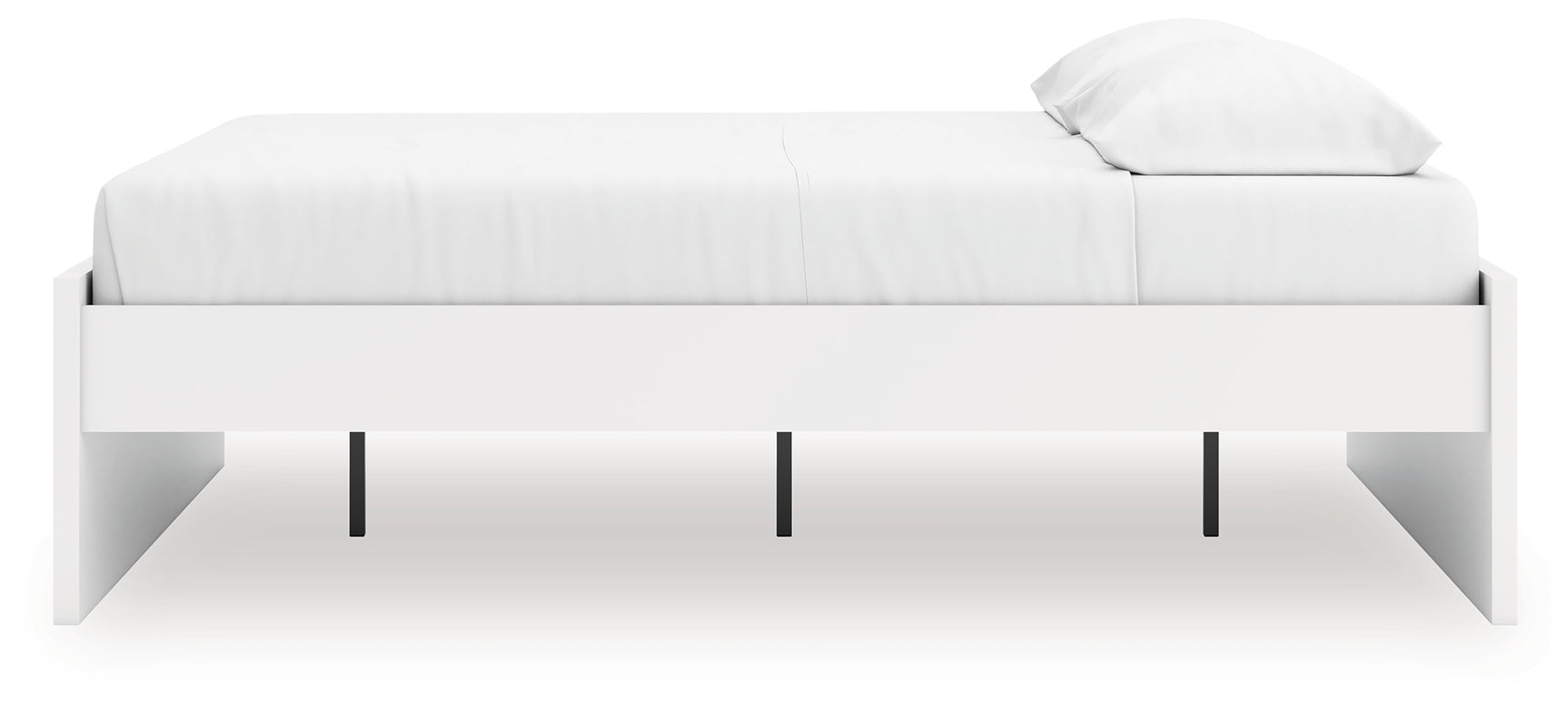 Onita White King Platform Bed - Ornate Home