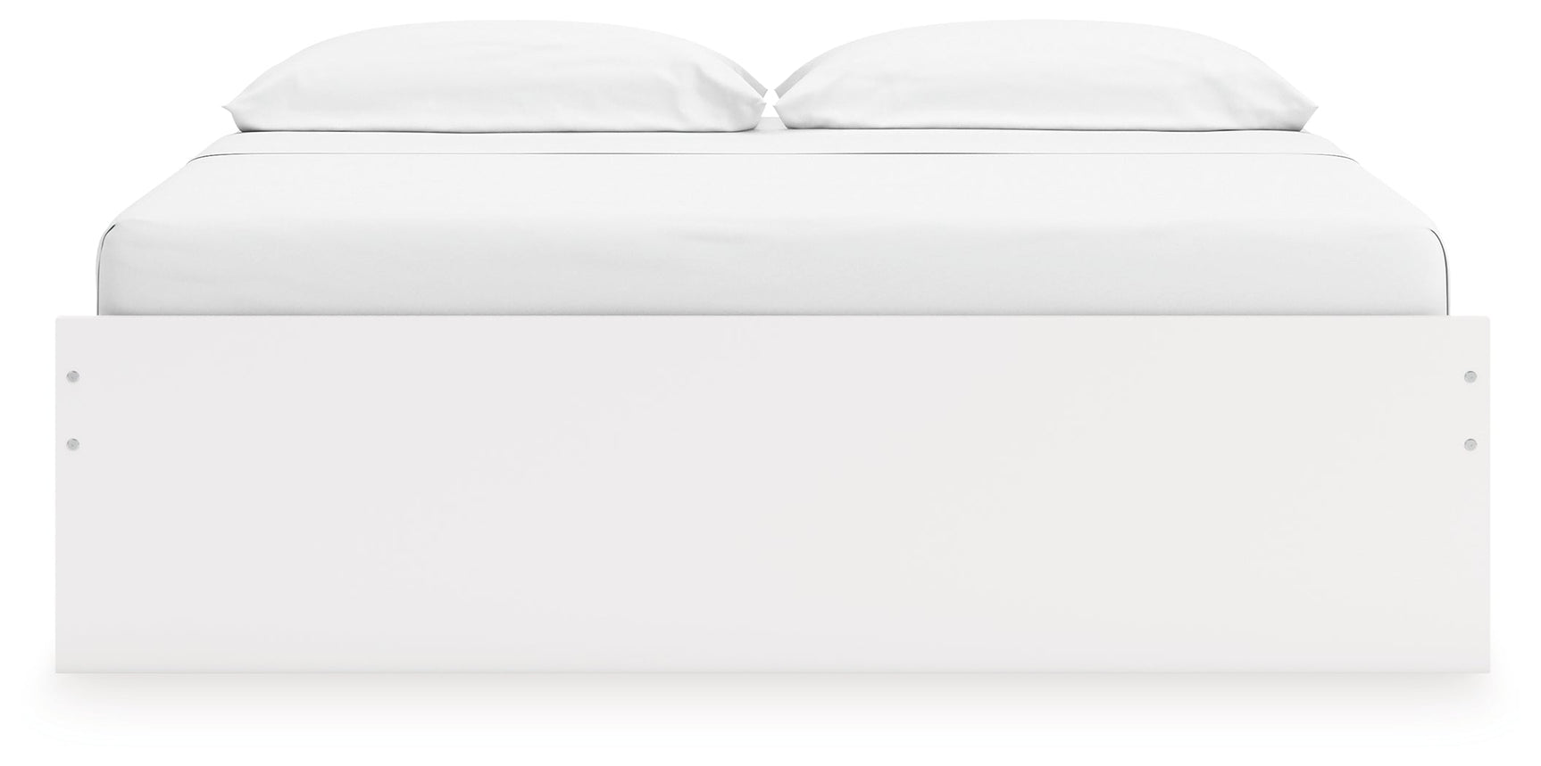 Onita White King Platform Bed with 2 Side Storage (Online Special Price) - Ornate Home