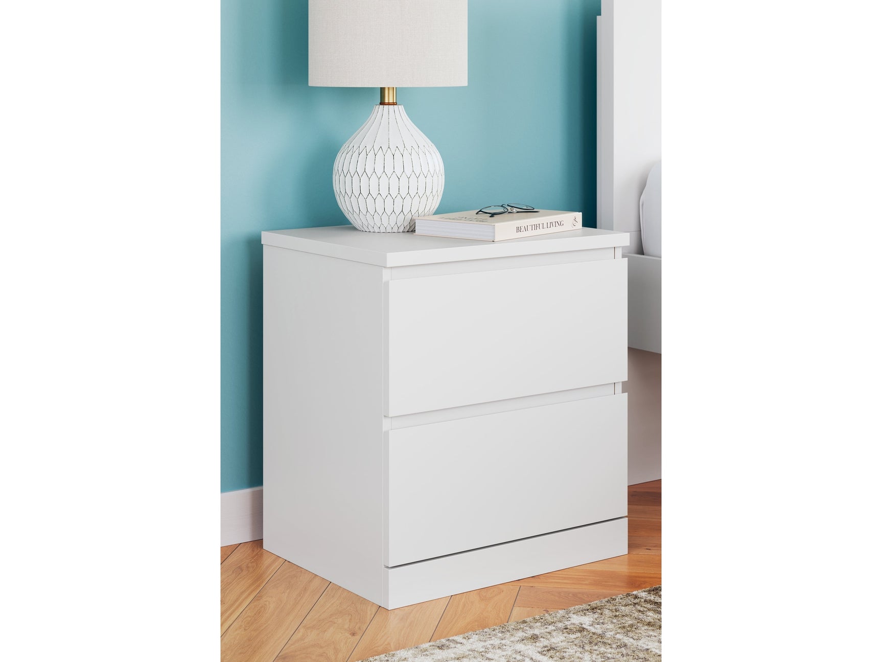 Onita White Nightstand (Online Special Price) - Ornate Home
