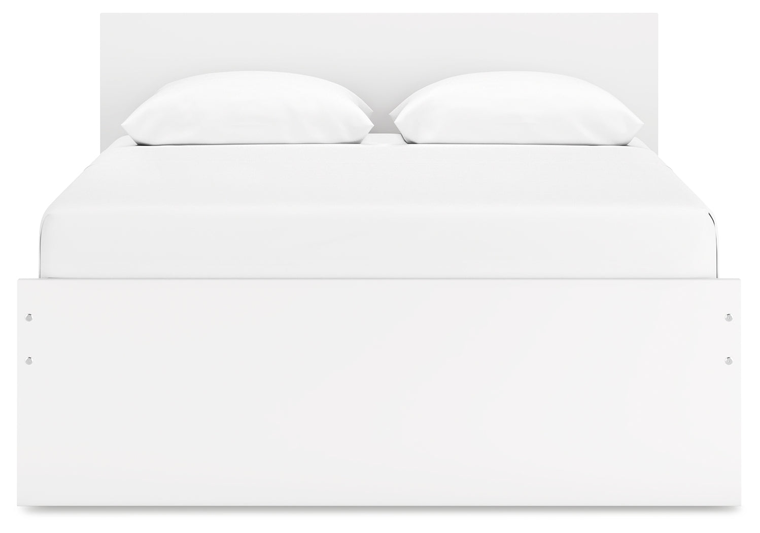 Onita White Queen Panel Platform Bed - Ornate Home