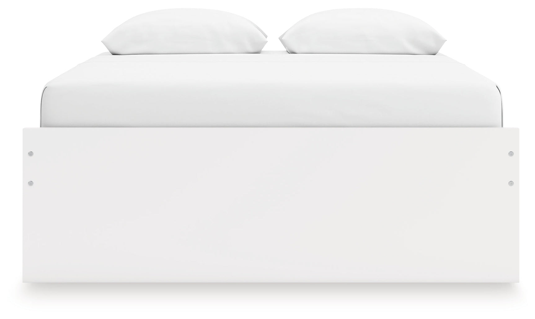 Onita White Queen Platform Bed with 1 Side Storage (Online Special Price) - Ornate Home
