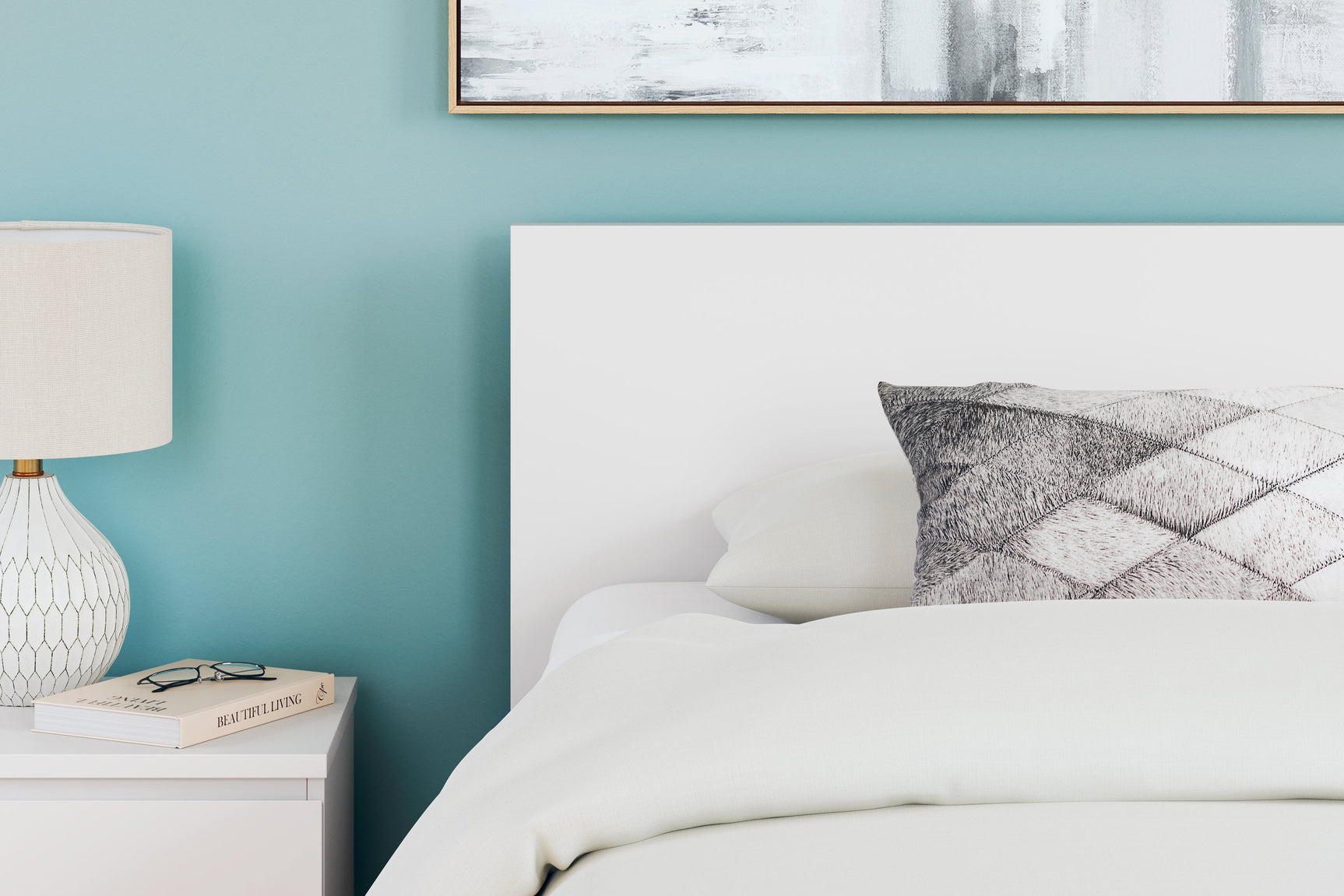 Onita White Twin Panel Platform Youth Bed - Ornate Home