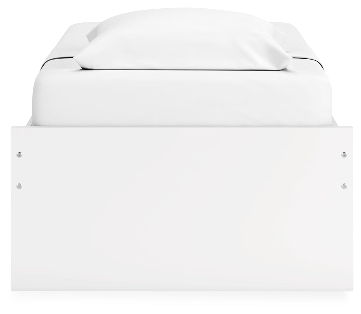 Onita White Twin Platform Bed (Online Special Price) - Ornate Home