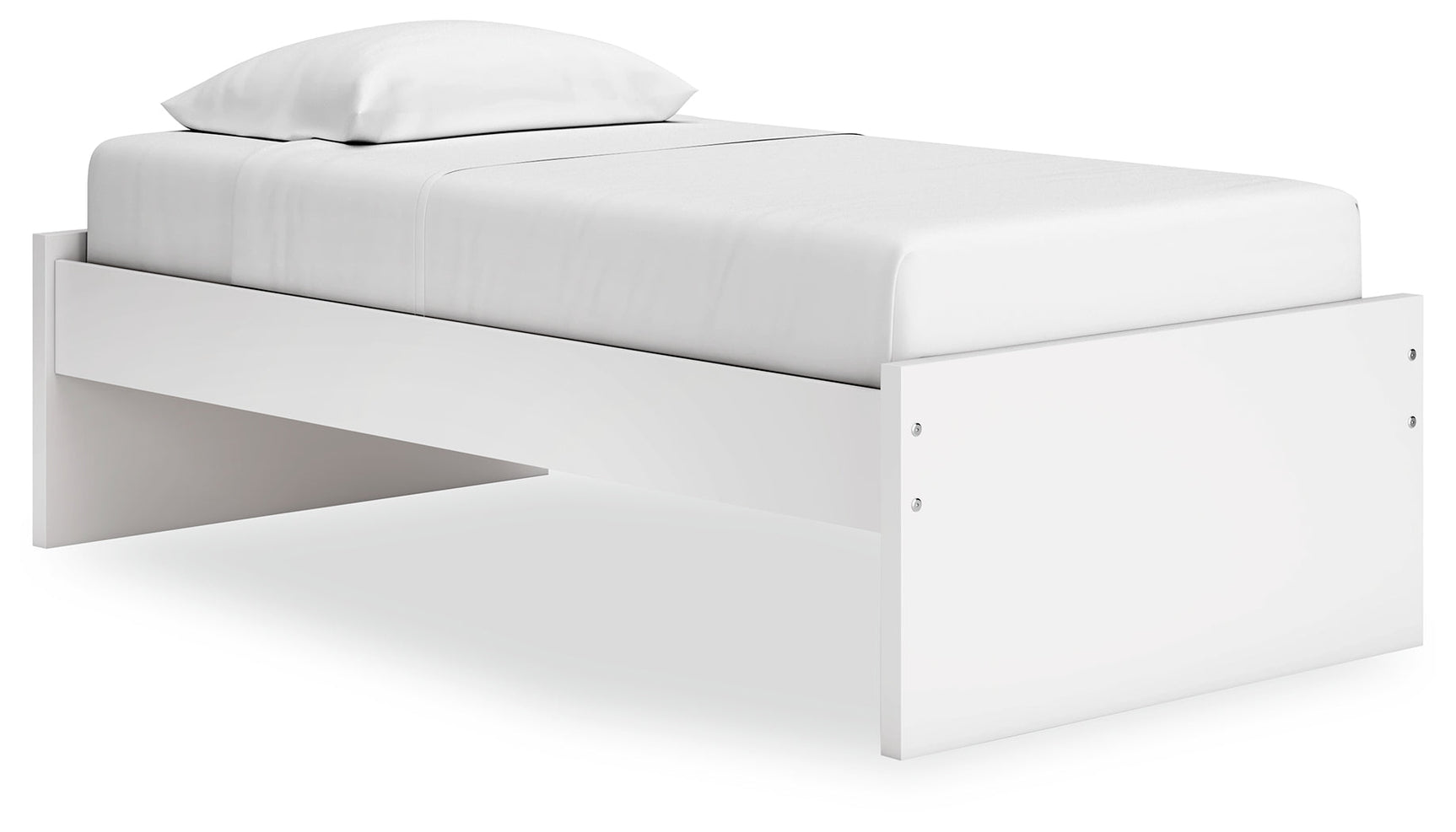 Onita White Twin Platform Bed (Online Special Price) - Ornate Home