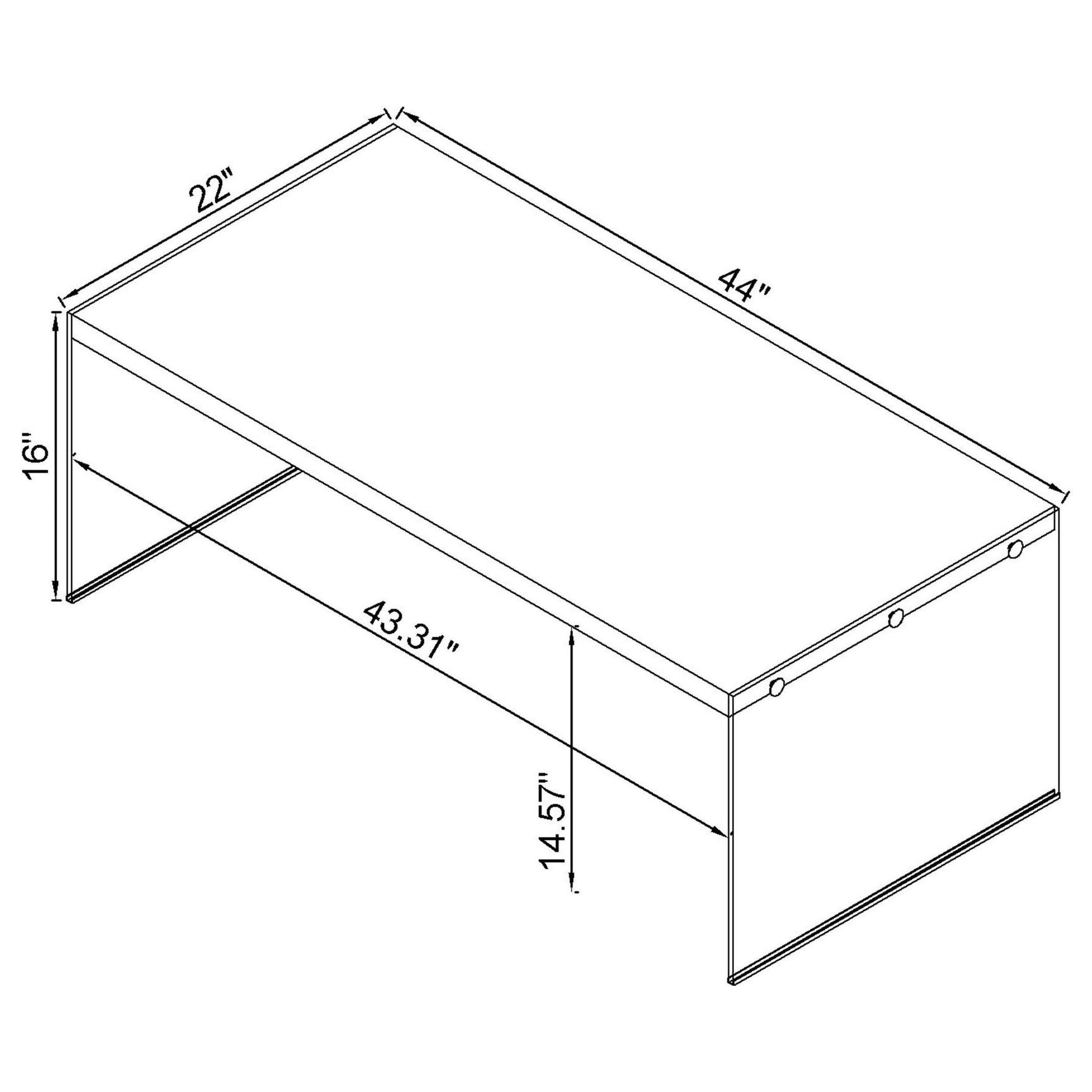 Opal White High Gloss 2-piece Coffee and End Table Set - Ornate Home