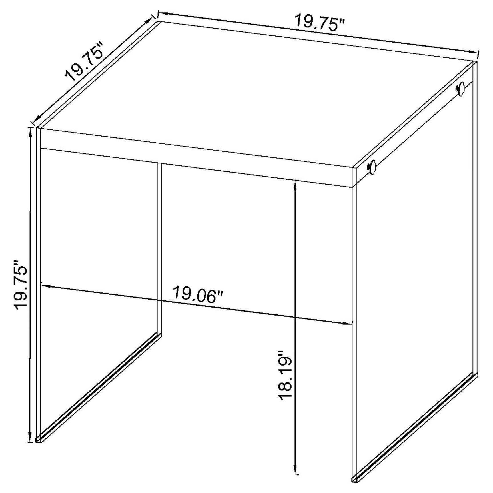 Opal White High Gloss 3-piece Coffee and End Table Set - Ornate Home