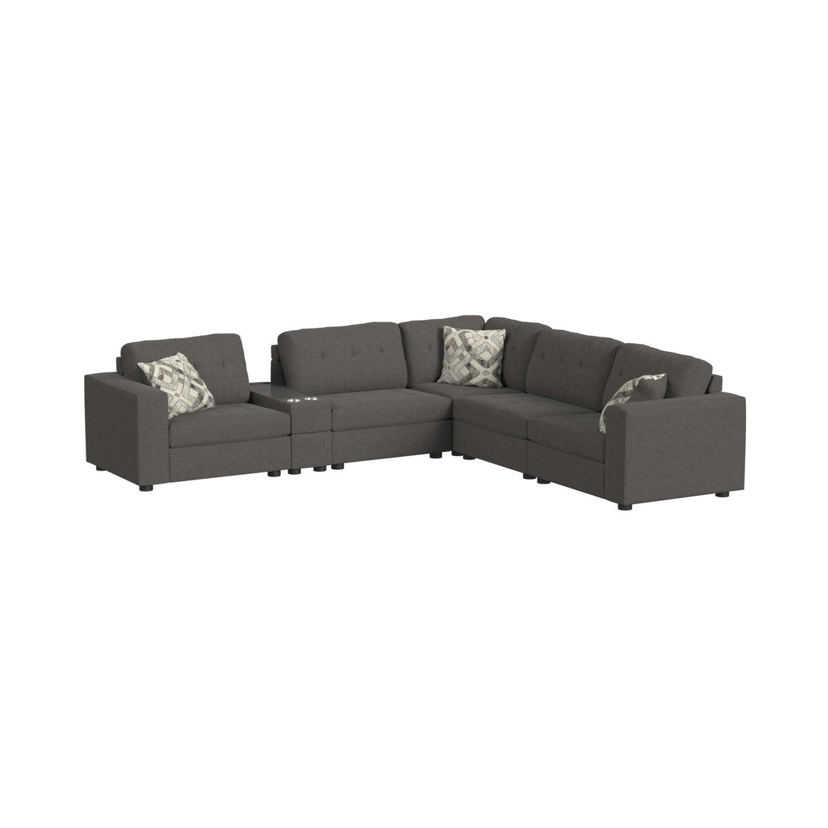 Options One Palmer Plus Ash 7-Piece Living Room Set