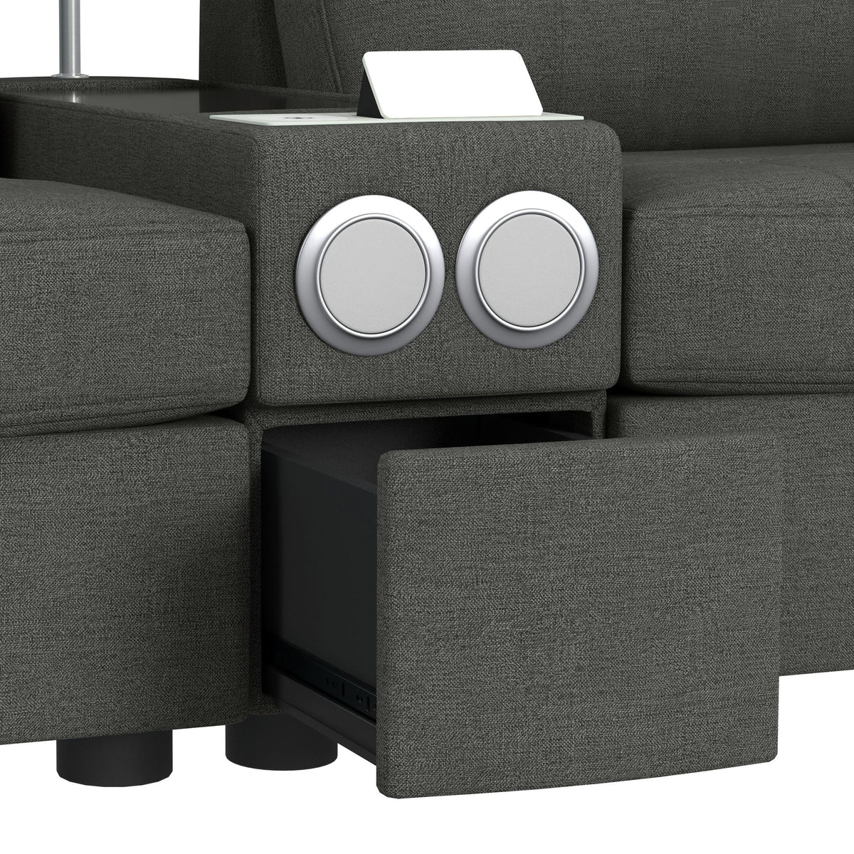 Options One Palmer Plus Ash 8-Piece Living Room Set - Ornate Home