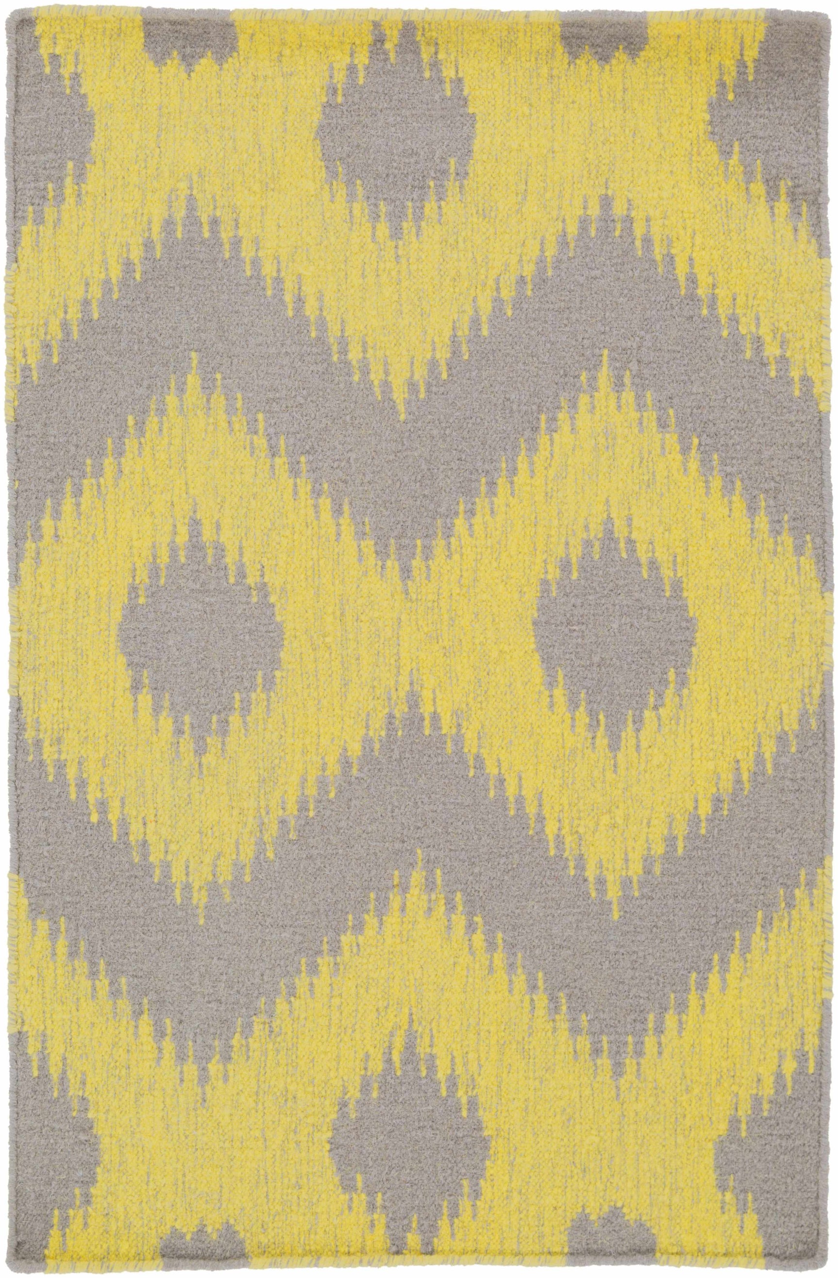 Oradell Yellow Ikat Wool Rug - Clearance - Ornate Home
