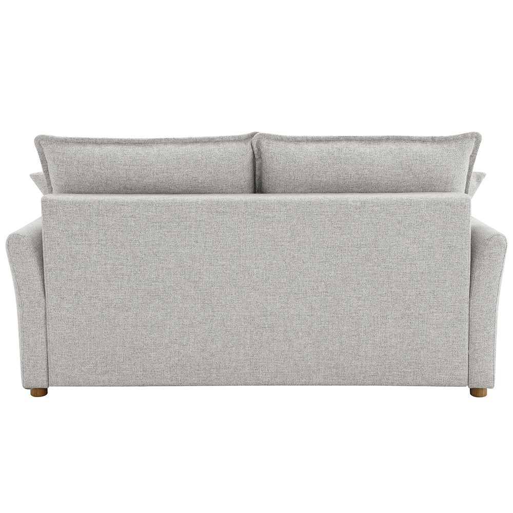 Oran Gray Chenille Sofa w/Sleeper - Ornate Home