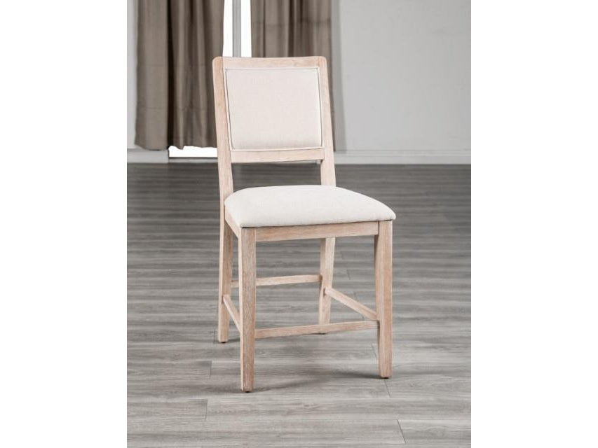 Orbetello Natural/Beige Counter Height Chair (Set of 2) - Ornate Home