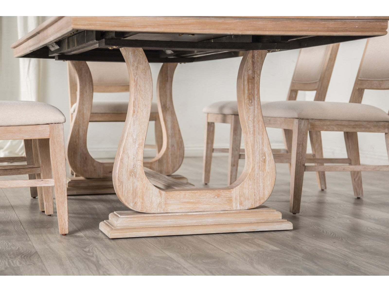 Orbetello Natural/Beige Dining Table - Ornate Home