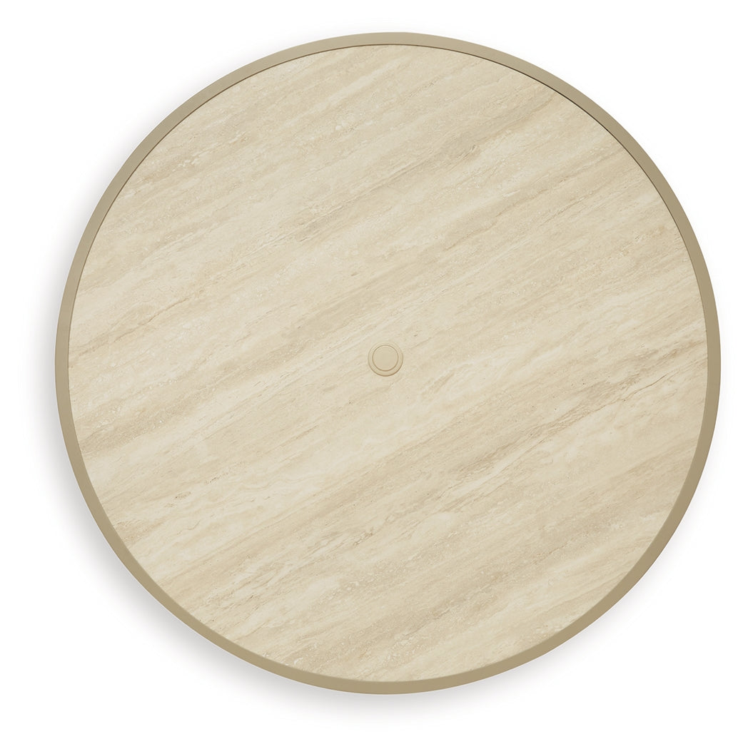 Orchard Beach Beige Outdoor Dining Table - Ornate Home