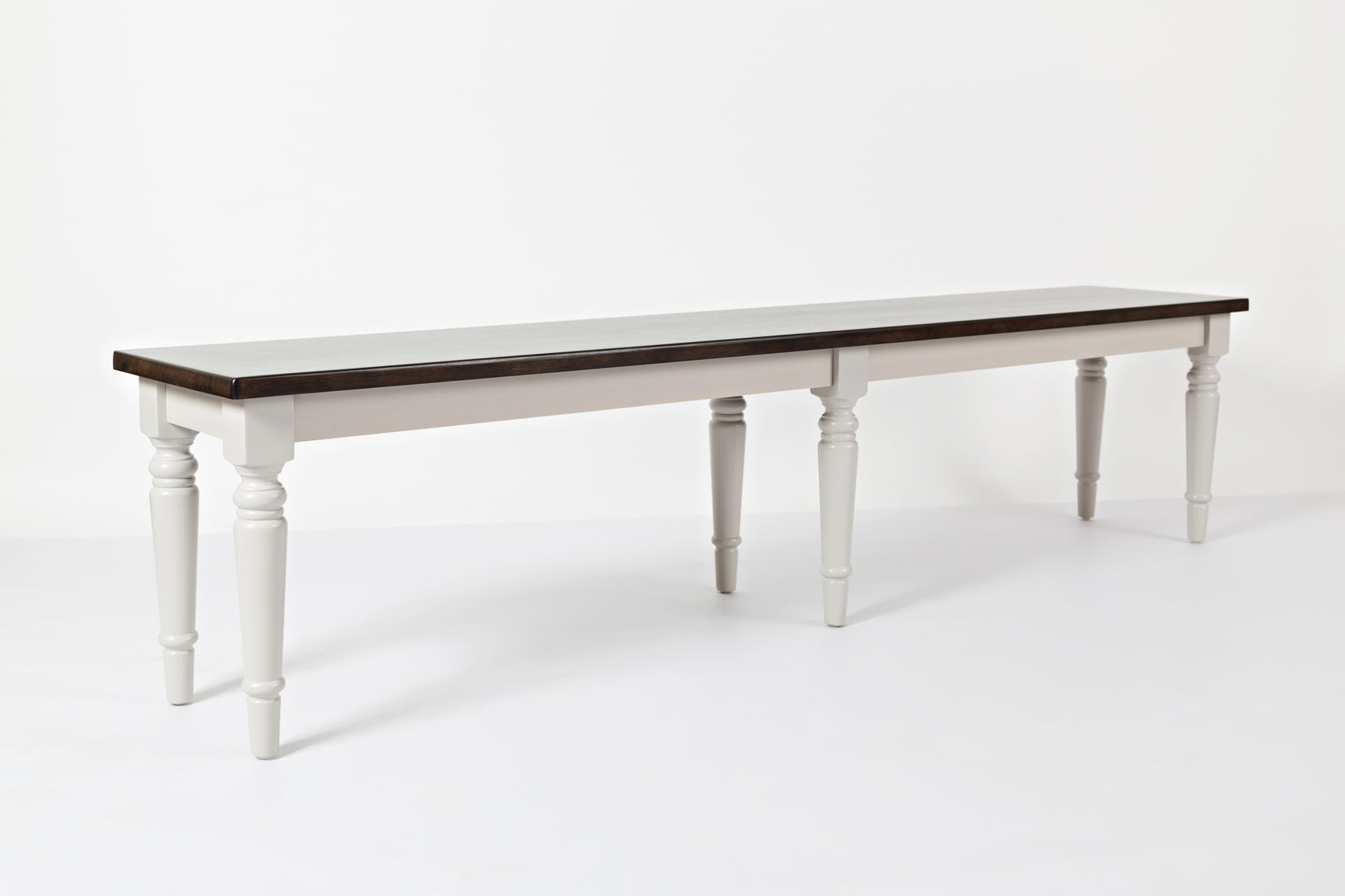 Orchard Park Dark Brown/Light Grey 76 Bench - Ornate Home