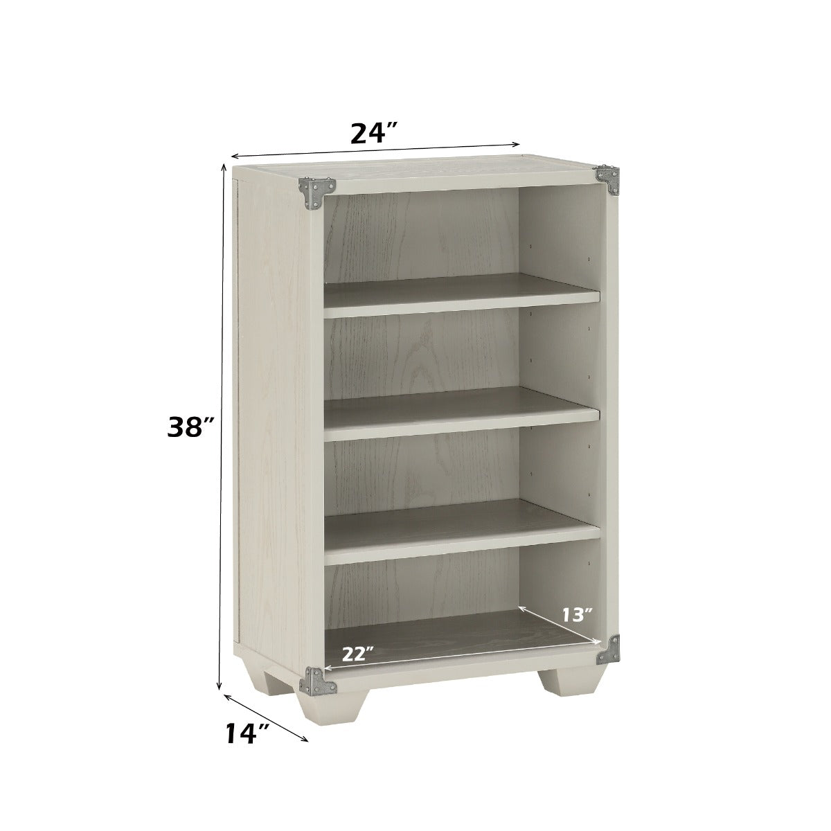 Orchest Gray Bookcase - Ornate Home
