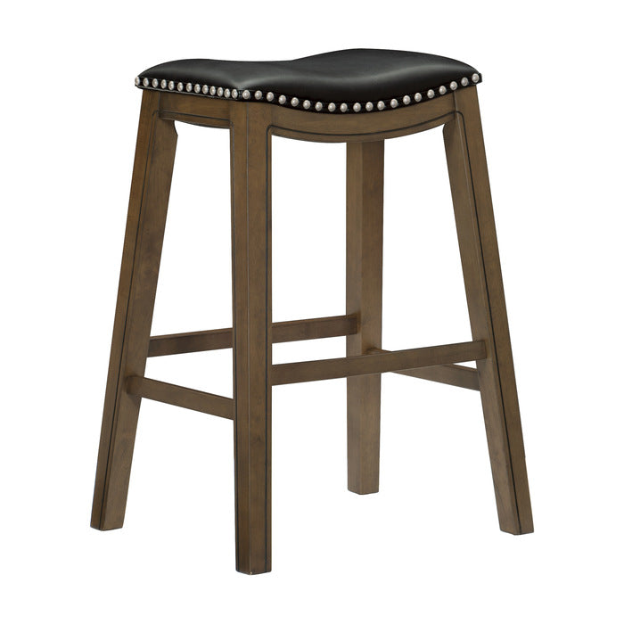 Ordway Black/Brown Pub Height Stool - Ornate Home