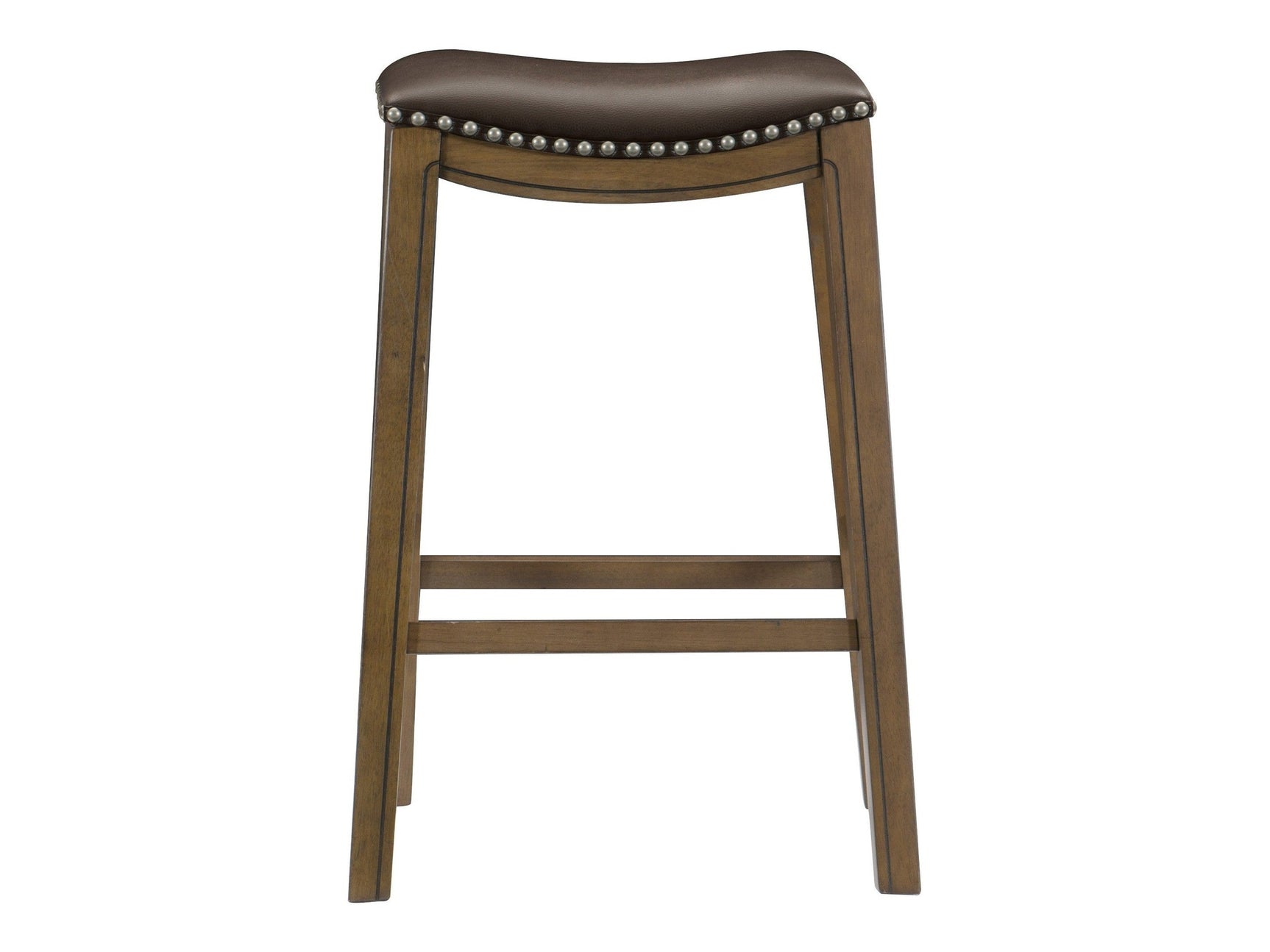 Ordway Brown/Brown Pub Height Stool - Ornate Home