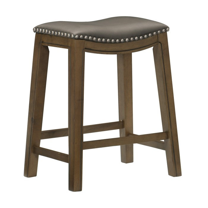 Ordway Gray/Brown Counter Height Stool - Ornate Home