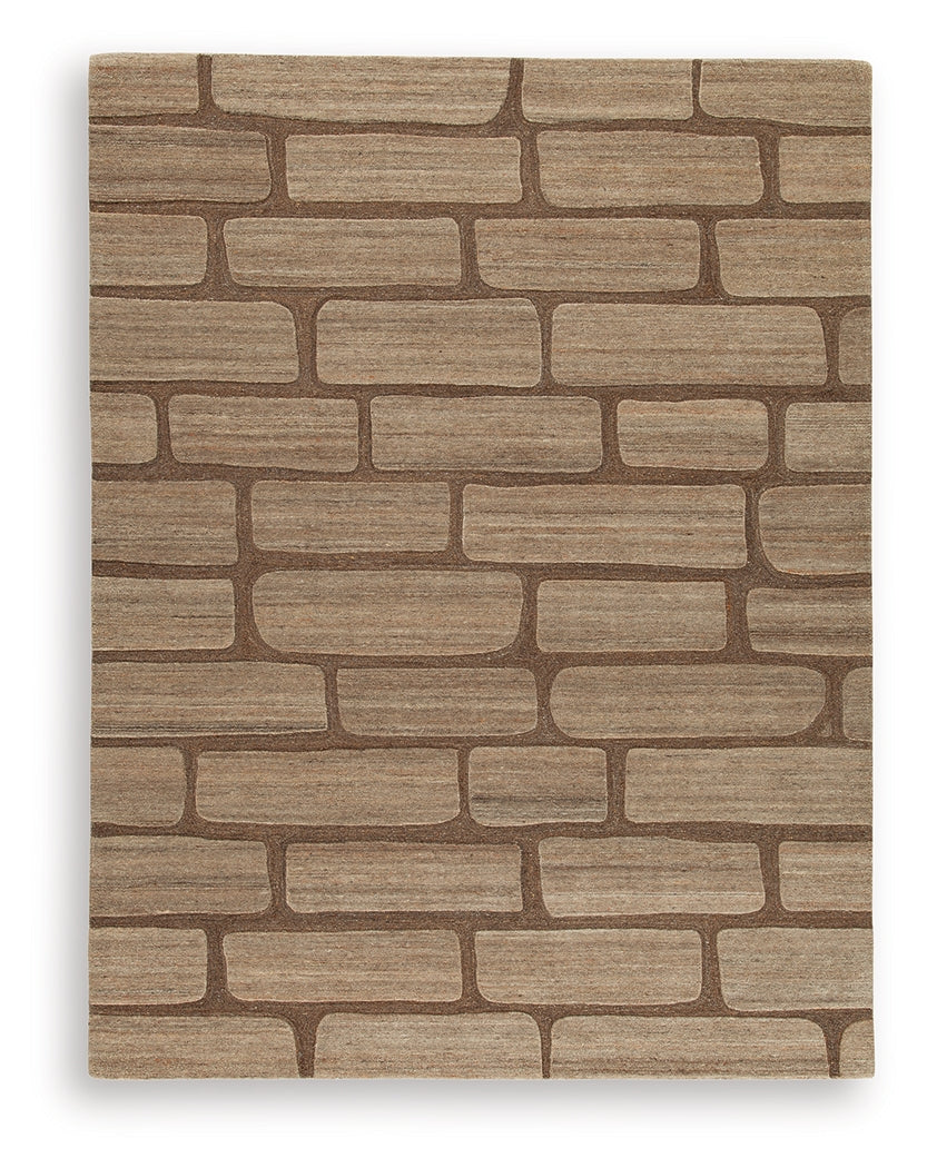 Orest Brown Large Rug - Ornate Home