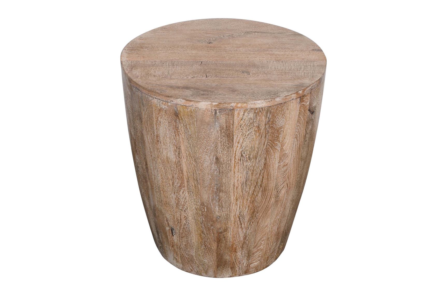 Origins Washed Sand Drum Table - Ornate Home