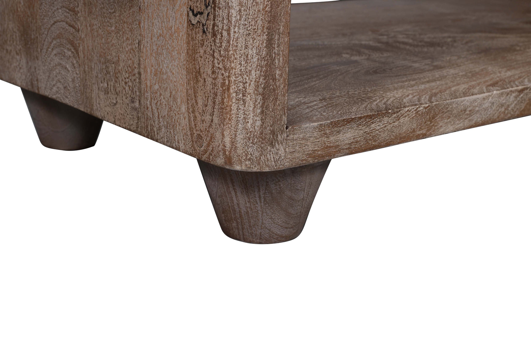 Origins Washed Sand Storage Cocktail Table - Ornate Home