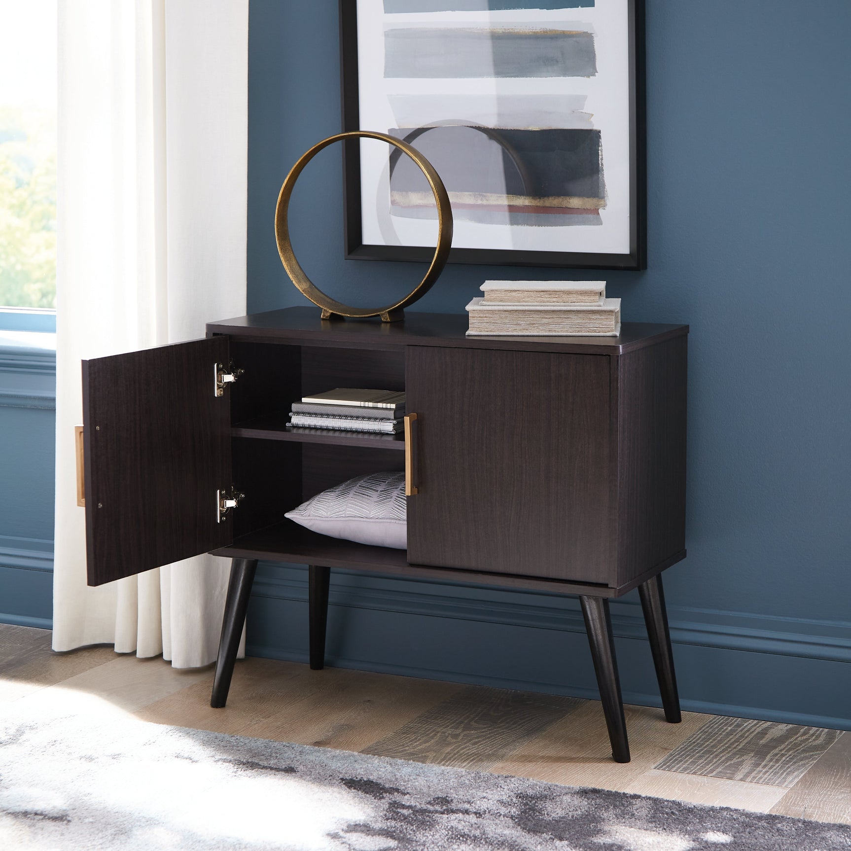 Orinfield Dark Brown Accent Cabinet (Online Special Price) - Ornate Home