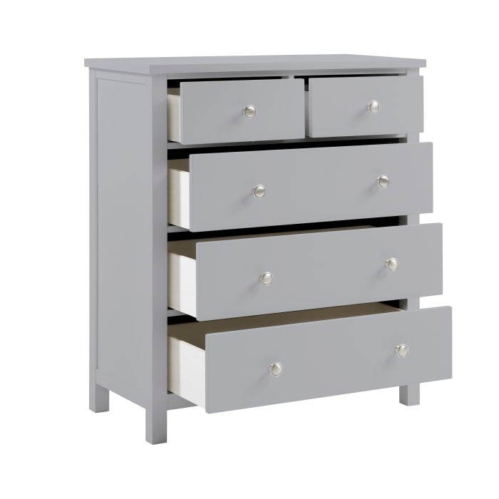 Orion Gray 5-Drawer Chest