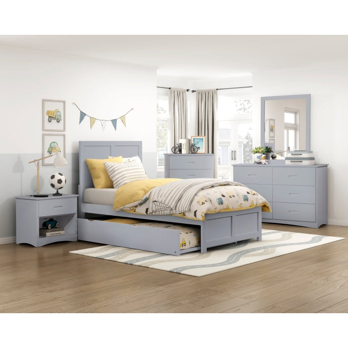 Orion Gray 5-Drawer Chest