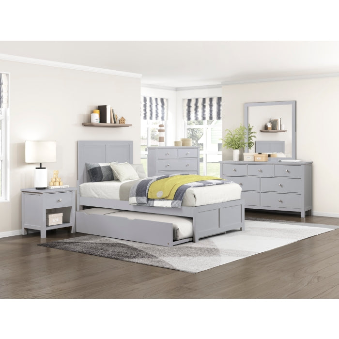 Orion Gray 5-Drawer Chest