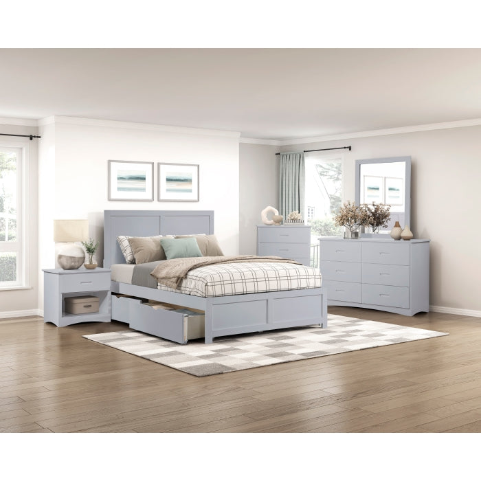 Orion Gray 5-Drawer Chest