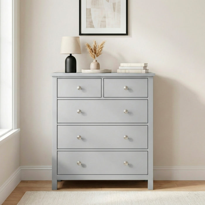Orion Gray 5-Drawer Chest